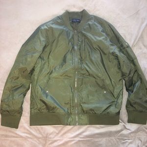 Dark Olive Five Four Bomber Jacket